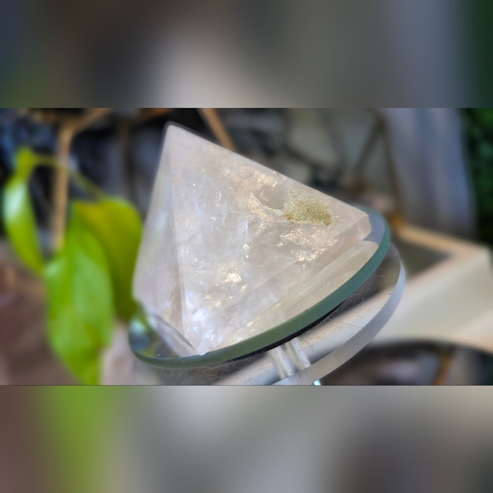 Clear Quartz Crystal Pyramid